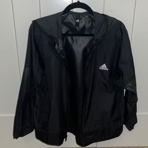 Adidas Black Wind Breaker - Size Women’s US L